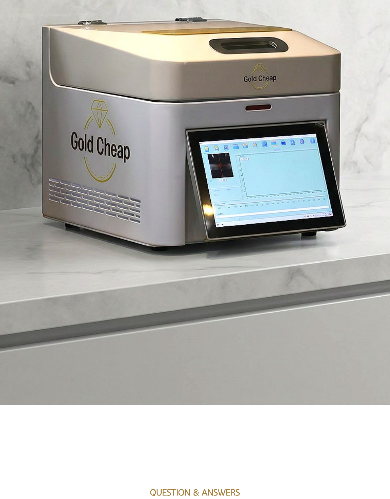Gold Cheap GP-1 XRF 비파괴분석기·골드분석기 본체 제품 사진 — 금은방·금거래소 매장 추천